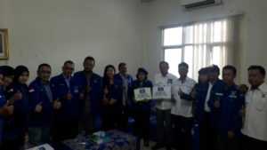 Para pengurus DPC Partai Demokrat Surabaya.