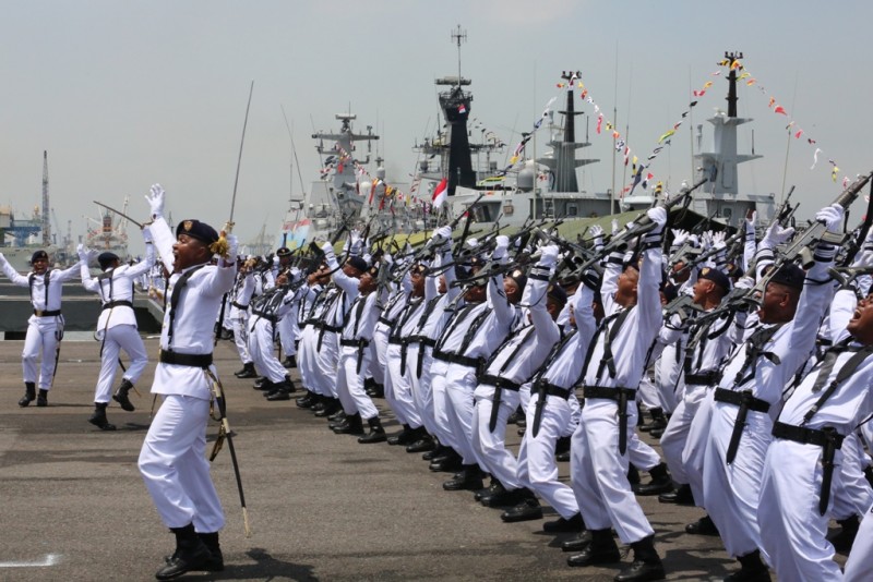 Peringati HUT Armada 72, TNI AL Siap Amankan Pemilu