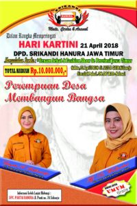 DPC Srikandi Hanura Sidoarjo menggelaromba senam dan fashion untuk menyemarakkan hari Kartini 2018. Ist