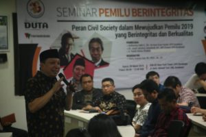 Sosialisasi : Caleg DPR RI asal PKB untuk Dapil Jatim 1 Surabaya-Sidoarjo dengan nomor urut 3 Ir. Fandi Utomo terus memberikan sosialisasi serta pemahaman terkait tujuan penting Pemilu 2019. Ist