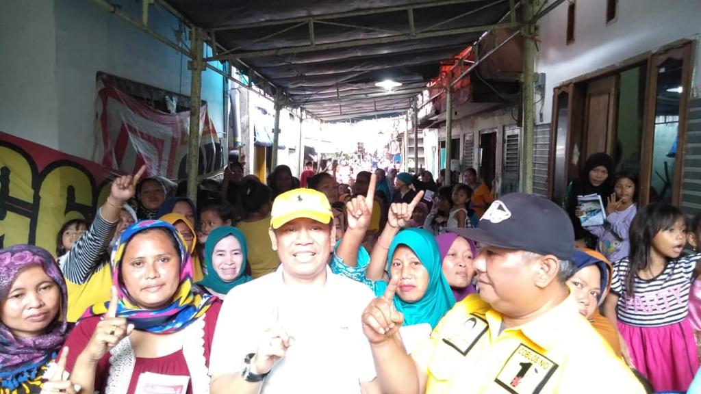 Serap Suara Rakyat, Adies Kadir Blusukan Kampung Pinggiran Surabaya