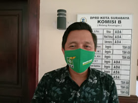 Mahfudz Sekretaris Komisi B DPRD kota Surabaya. Ist