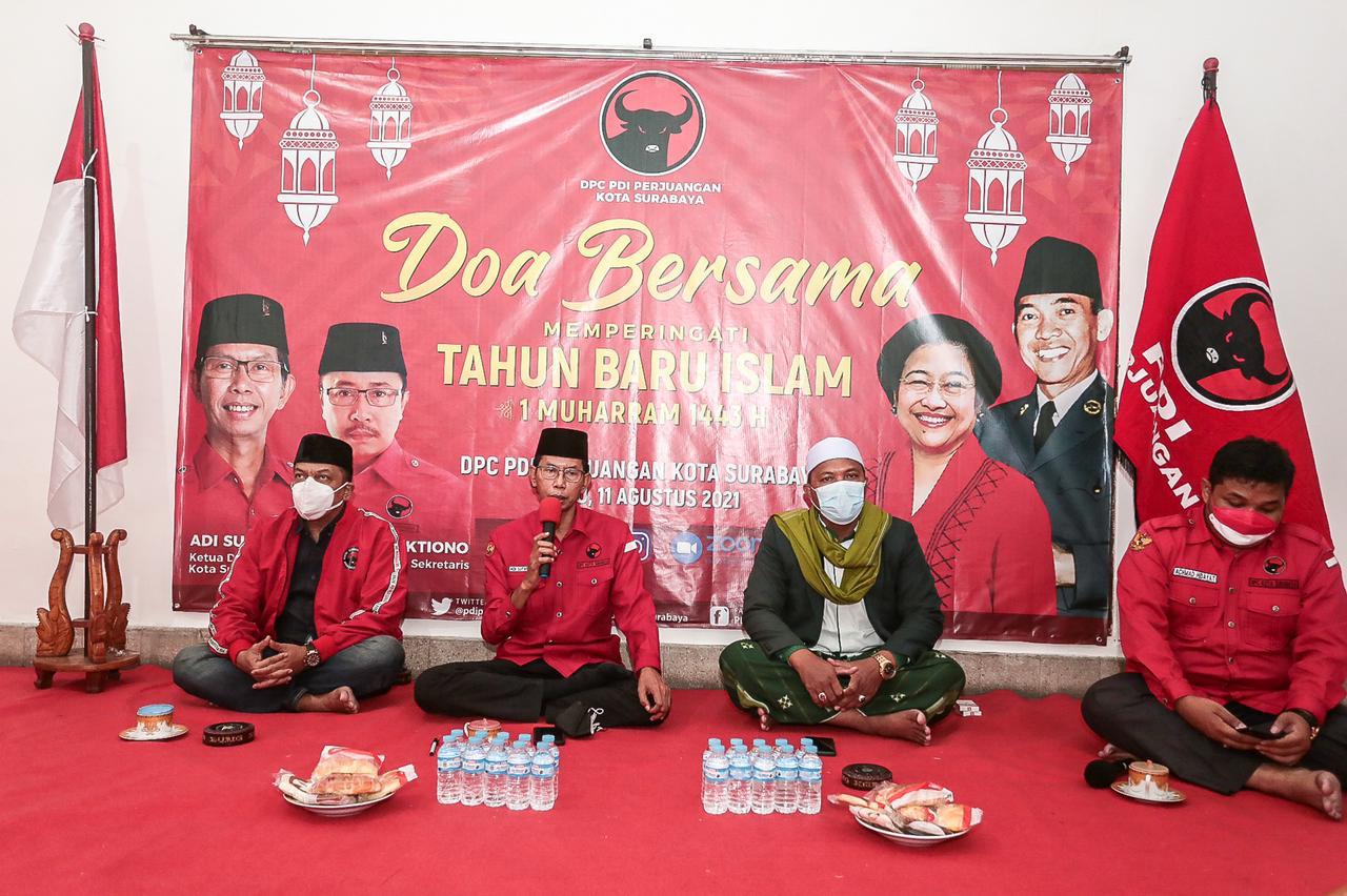 Sambut Tahun Baru Islam, PDIP Surabaya Gelar Doa Bersama untuk Keselamatan Warga