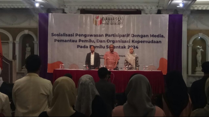 Jelang Pemilu, Bawaslu Kota Surabaya Gelar Sosialisasi Pengawasan Partisipatif