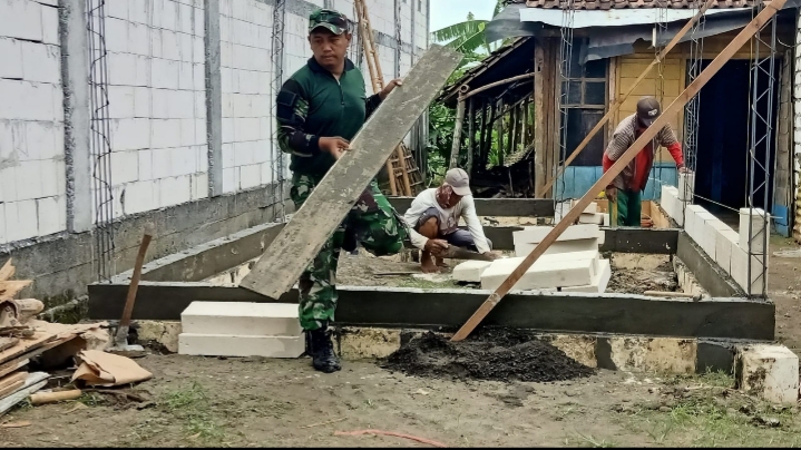 Program Babinsa Masuk Dapur, Wujudkan Warga Tak Mampu Miliki Rumah Layak Huni