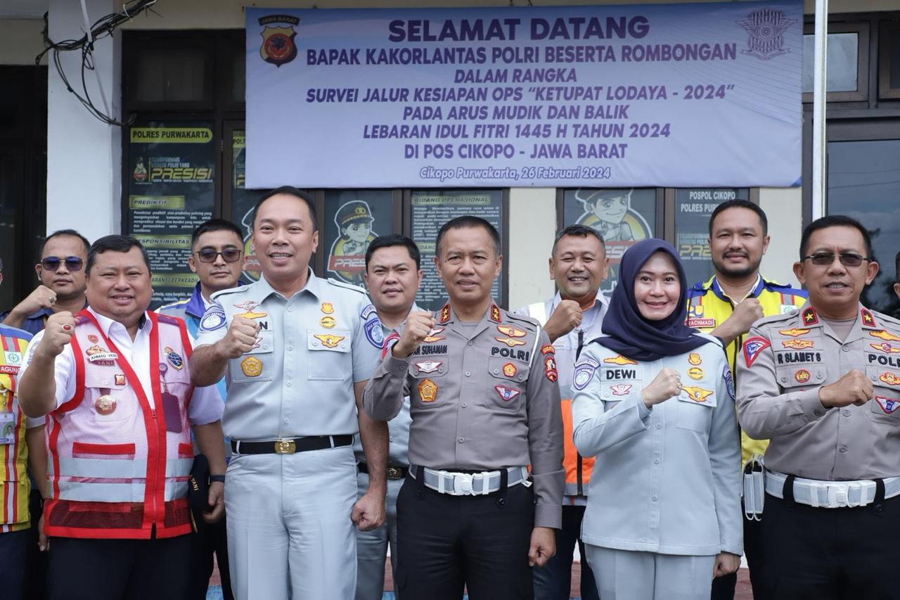 Jasa Raharja dan Korlantas Polri Survei Jalur Jakarta-Surabaya untukAntisipasi Lonjakan Mudik Lebaran 2024