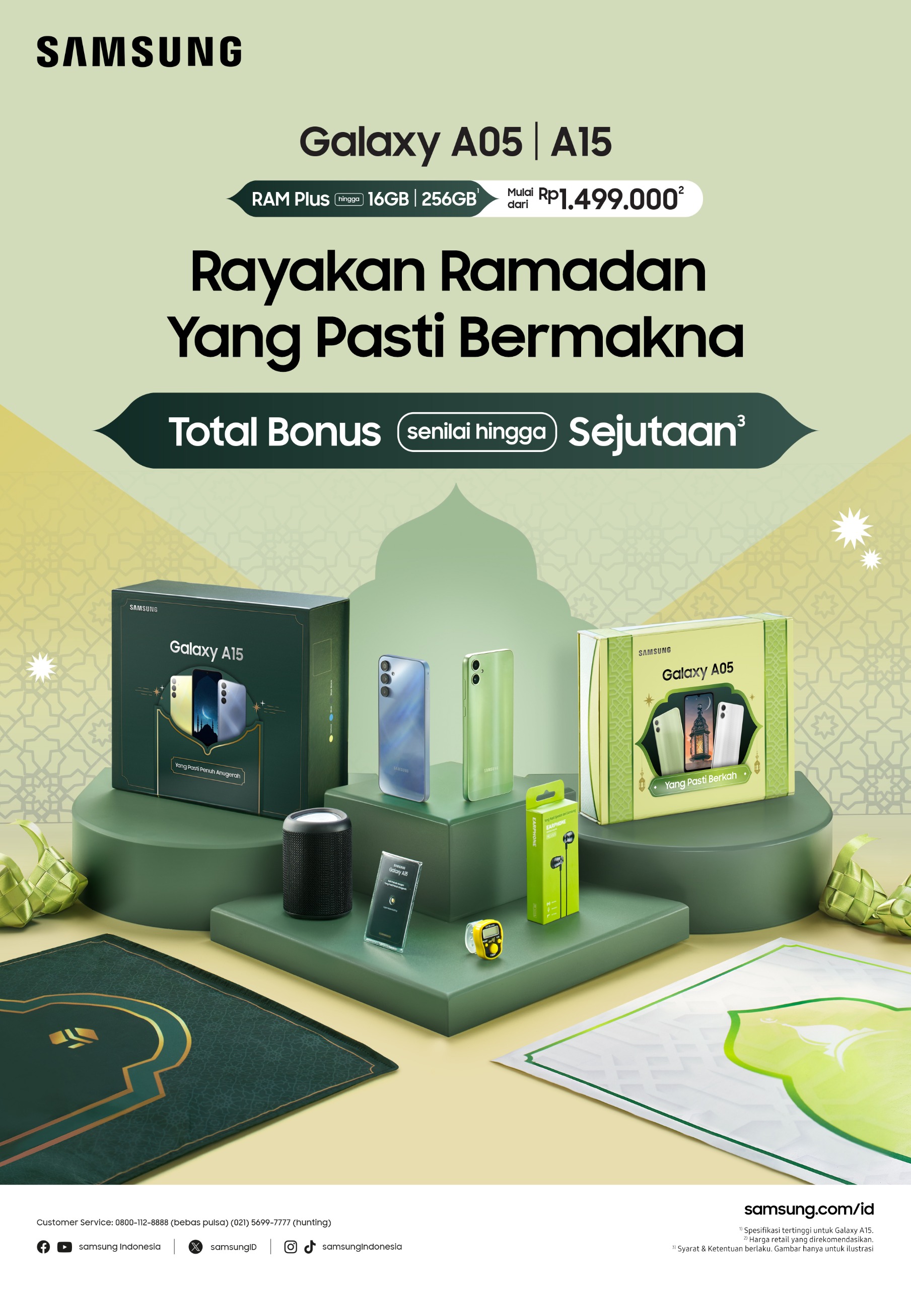 Sempurnakan Momen Ramadan, Pasti Bermakna Bersama Galaxy A05 dan A15