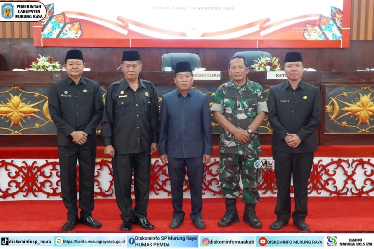 Pemkab Mura Serahkan Rancangan Perubahan KUA-PPAS Tahun Anggaran 2025