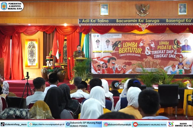 Pemkab Mura Tingkatkan Literasi Melalui Lomba Pemilihan Duta Baca