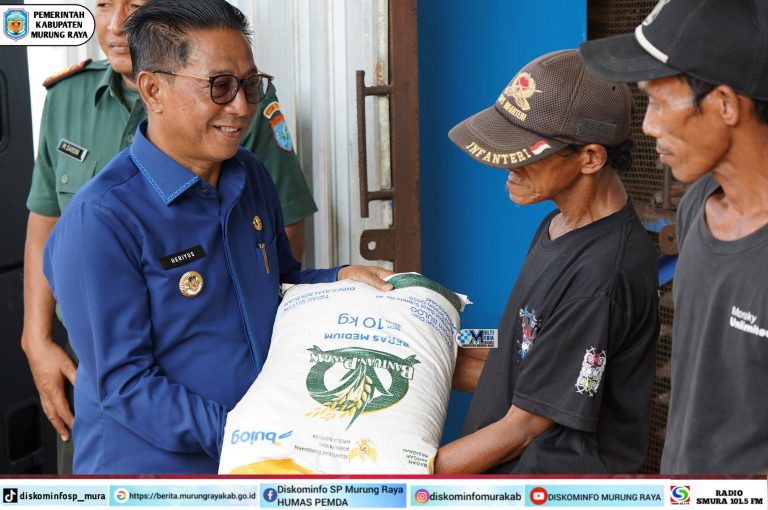 Pemkab Mura Distribusikan Bantuan Ketahanan Pangan