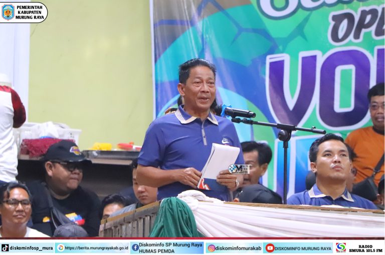 Ribuan Masyarakat Antusias Saksikan Final Turnamen Volly Ball Bupati Cup