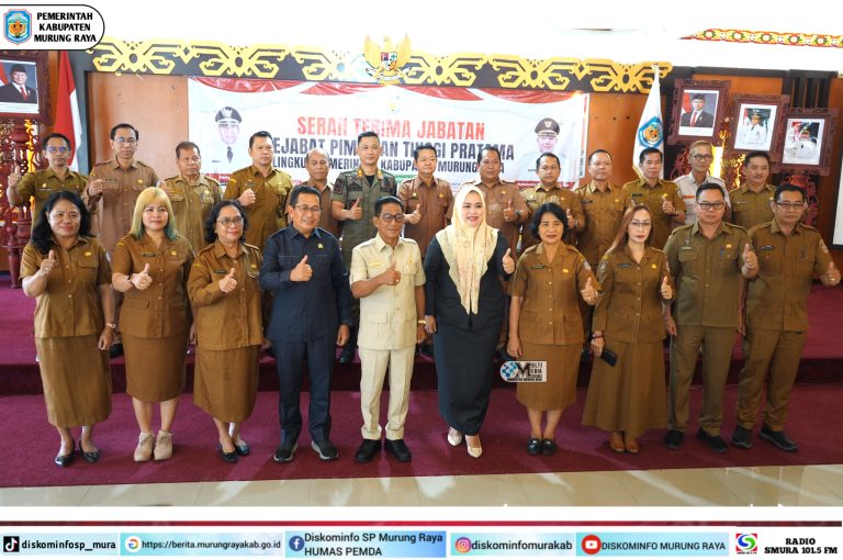 Bupati Mura Pimpin Sertijab Pejabat Pimpinan Tinggi Pratama