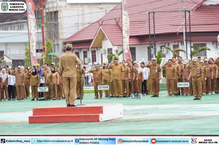 Plt. Sekda Pimpin Apel Gabungan Lingkup Pemkab Mura