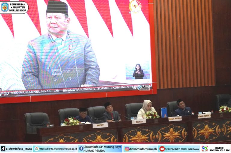 Bupati Mura Hadiri Rapat Paripurna Istimewa Dengarkan Pidato Kenegaraan Presiden RI