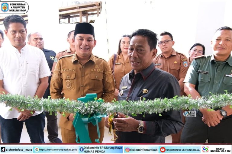 Bupati Heriyus Resmikan Gedung Baru RSUD Puruk Cahu