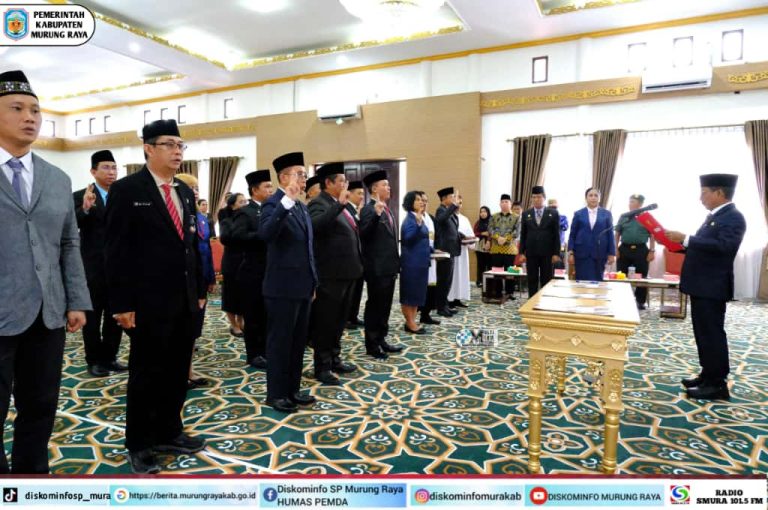Bupati Mura Heriyus Lantik 14 Pejabat Pimpinan Tinggi Pratama