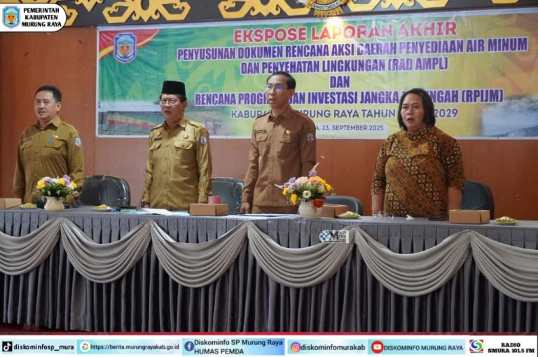 Pemkab Mura Gelar Ekspose Laporan Akhir Penyusunan RAD-AMPL dan RPIJM