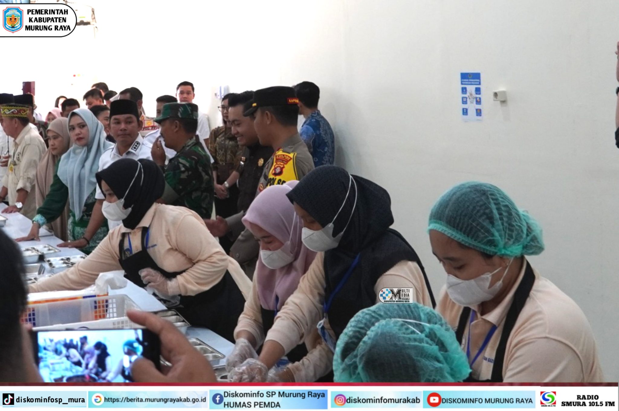 Dukung Program MBG, Pemkab Mura Launching Perdana Dapur SPPG