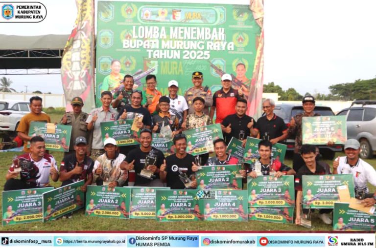 Bupati Murung Raya Tutup Lomba Menembak