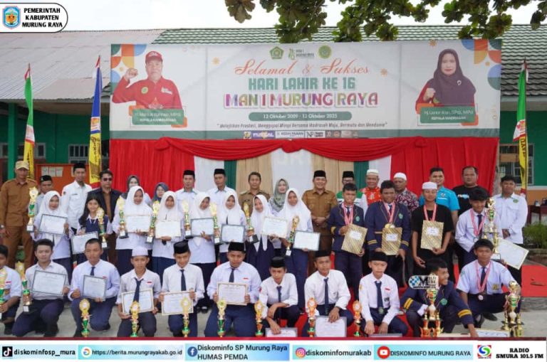 Wabup Hadiri Penutupan PORSENI MAN 1 Murung Raya