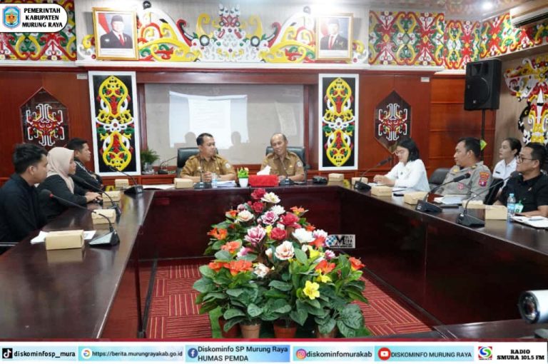 Rakor dan Evaluasi Mitra Pelaksanaan MBG di Kabupaten Murung Raya