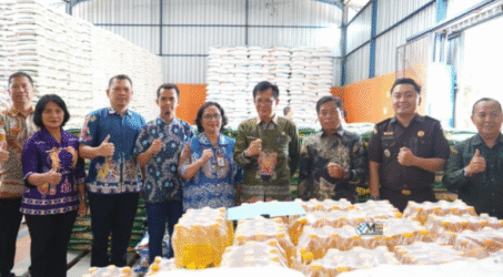 Penyaluran Bantuan Pangan Beras dan Minyak Goreng Dimulai