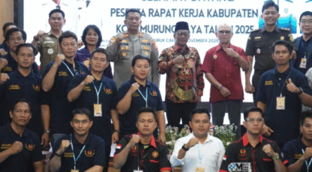 Heriyus Hadiri Rapat Kerja KONI Kabupaten Murung Raya Tahun 2025