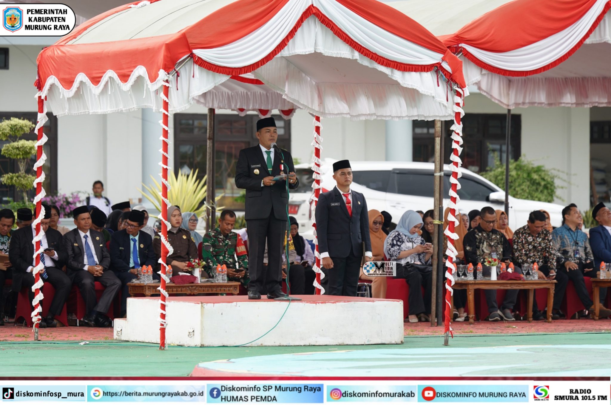 Upacara Peringatan HAB Ke-80 di Kabupaten Murung Raya