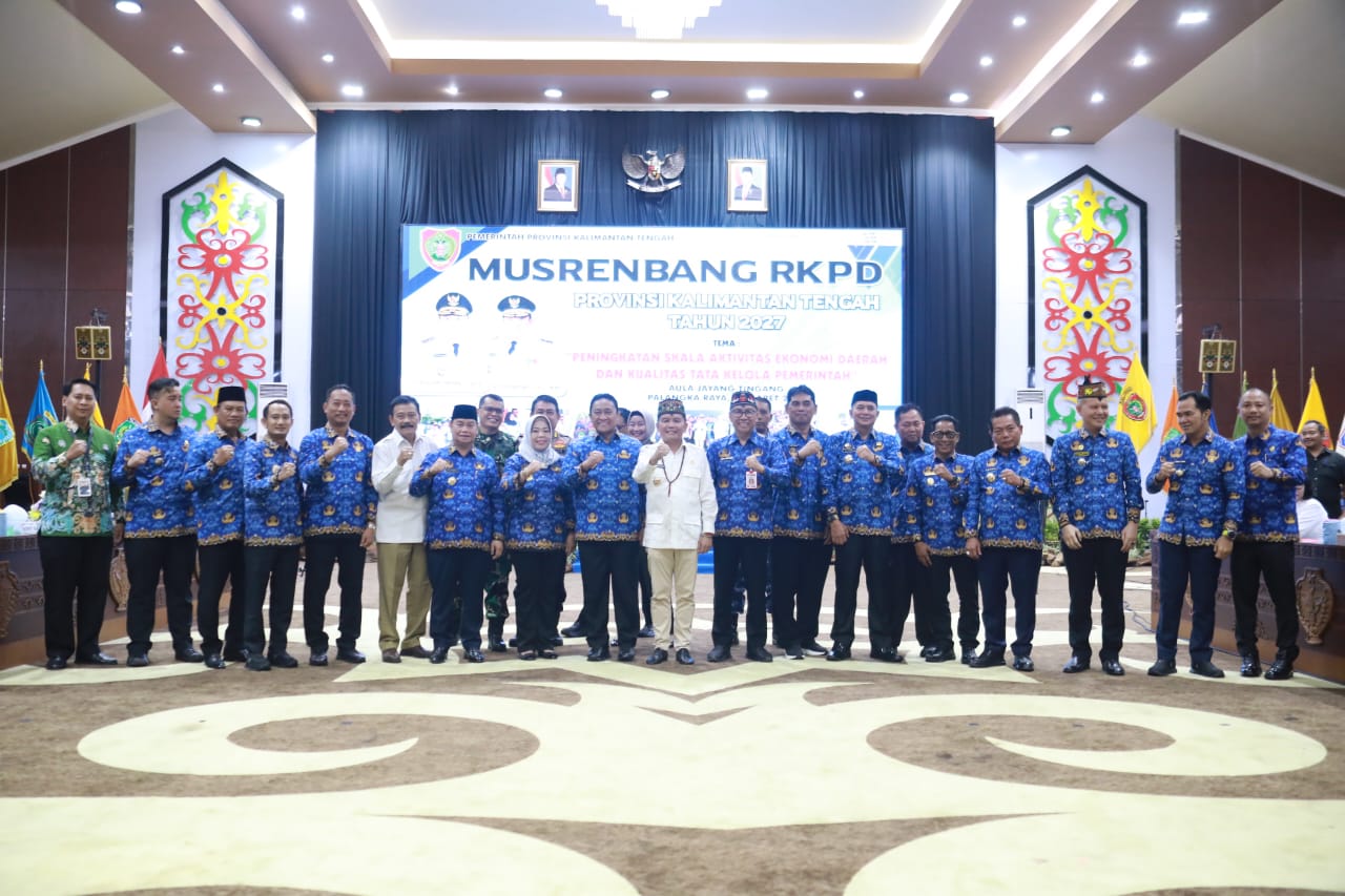 Musrenbang RKPD 2027, Pemprov Kalteng Perkuat Sinergi Pembangunan Berbasis Produktivitas, Investasi dan Industri