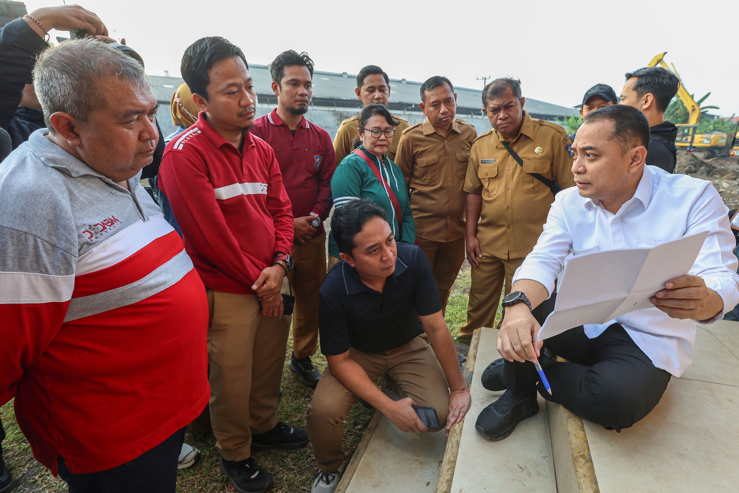 Sidak Proyek Bozem Tanjungsari, Wali Kota Eri Cahyadi Targetkan Kawasan Bebas Banjir di November 2026