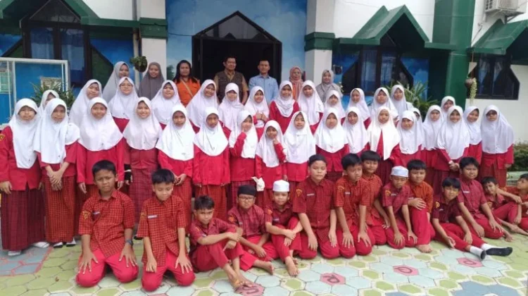 Beri Pemahaman Sejak Dini, BPBD Kota Palangka Raya Edukasi Siswa SD Islam Darussalam Siaga Bencana