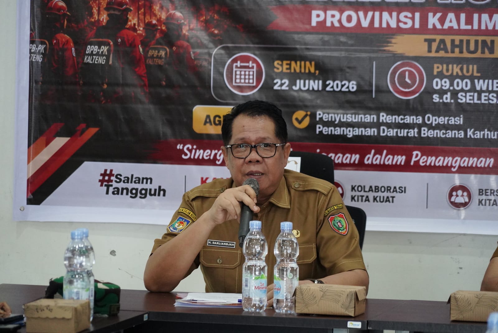 Pemprov Kalteng Perkuat Sistem Komando Hadapi Ancaman Karhutla 2026