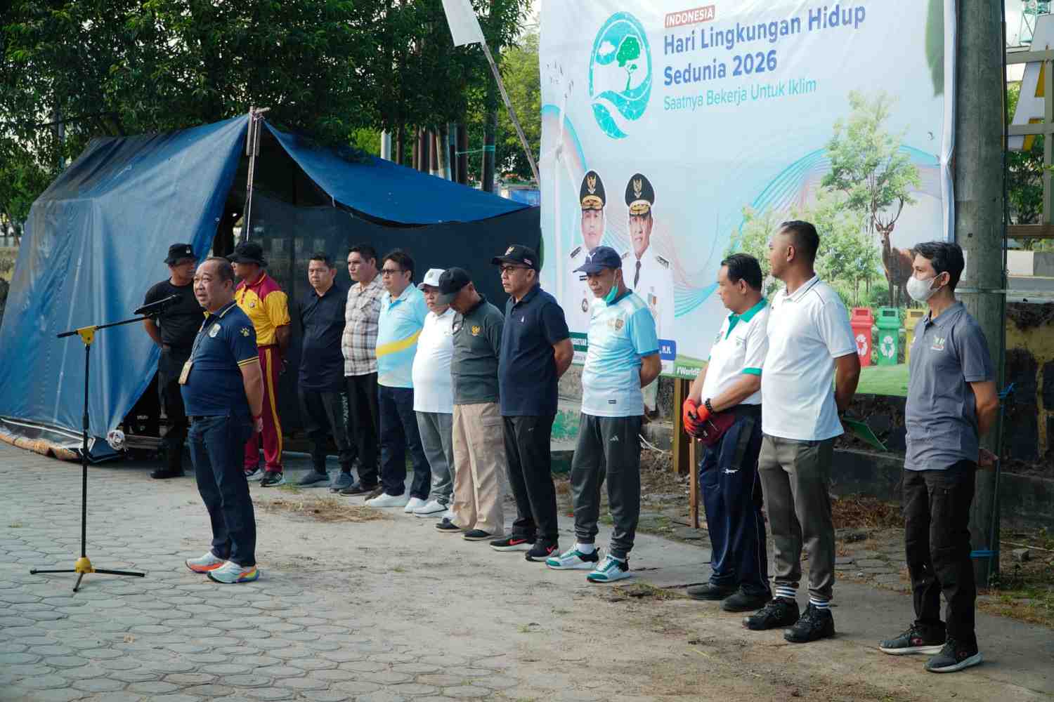 Peringati Hari Lingkungan Hidup Sedunia 2026, Pemprov Kalteng Gelar Aksi Korvei di Kawasan Pasar Kahayan