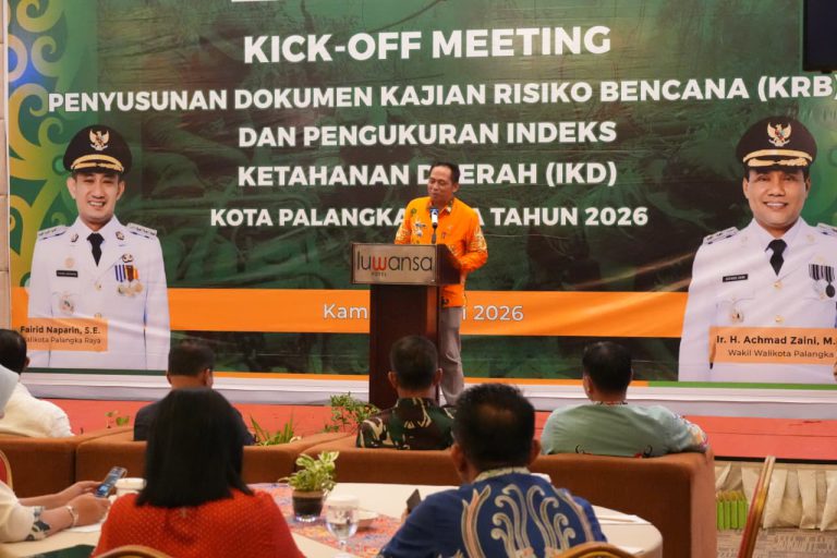 Perkuat Mitigasi, Palangka Raya Susun Kajian Risiko Bencana dan Pengukuran IKD