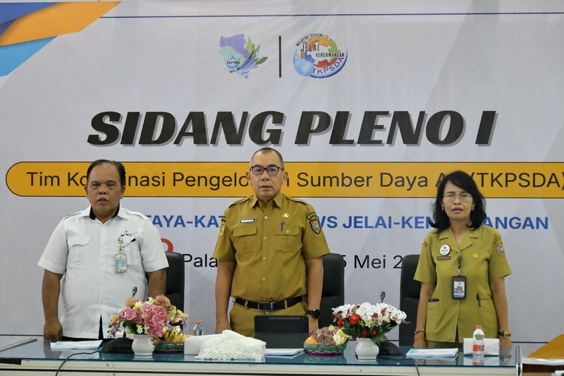 Sidang Pleno I TKPSDA Digelar, Perkuat Sinergi Pengelolaan Sumber Daya Air di Kalteng dan Kalbar