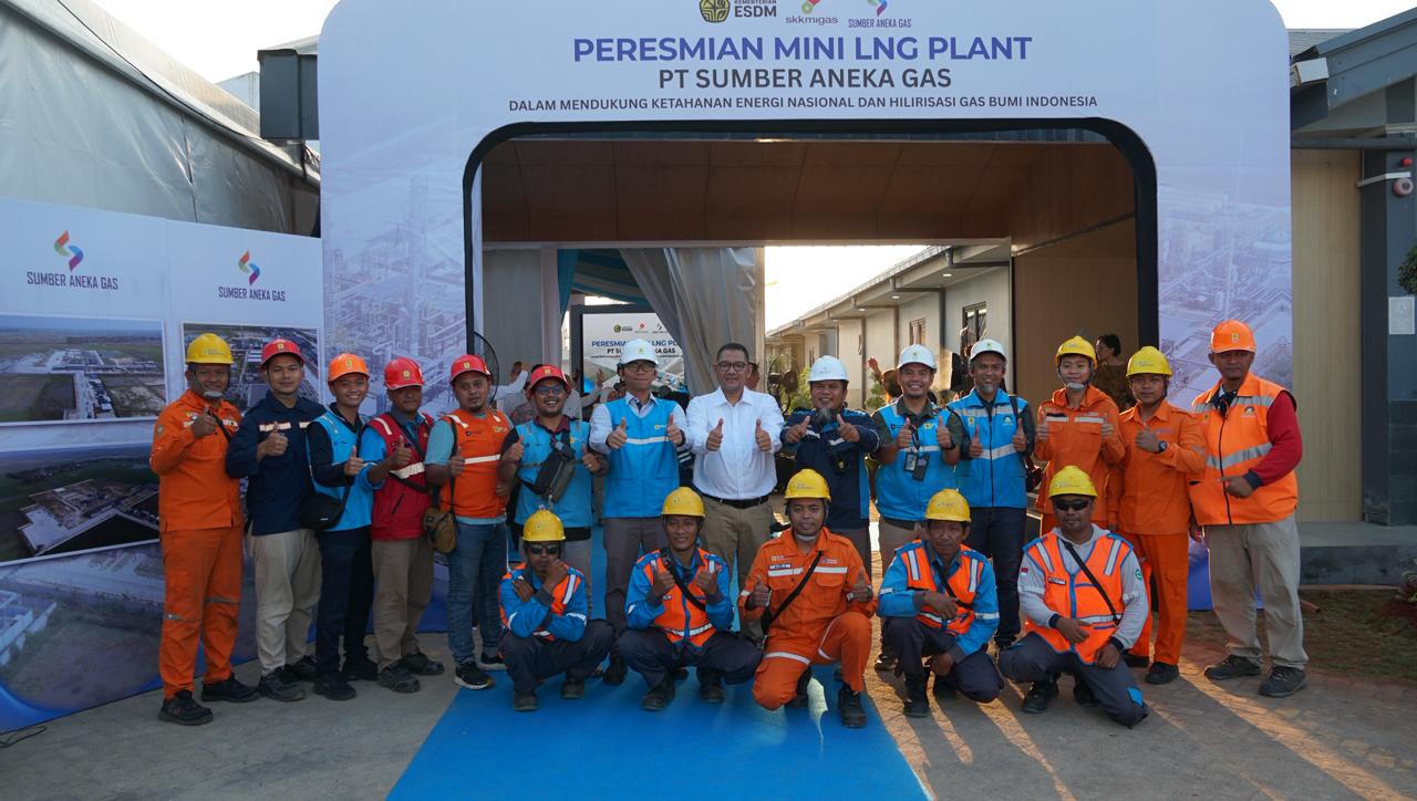 Capaian PLN UP2D Jawa Timur Sukses Jaga Keandalan Listrik Dukung Peresmian Mini LNG Plant PT Sumber Aneka Gas