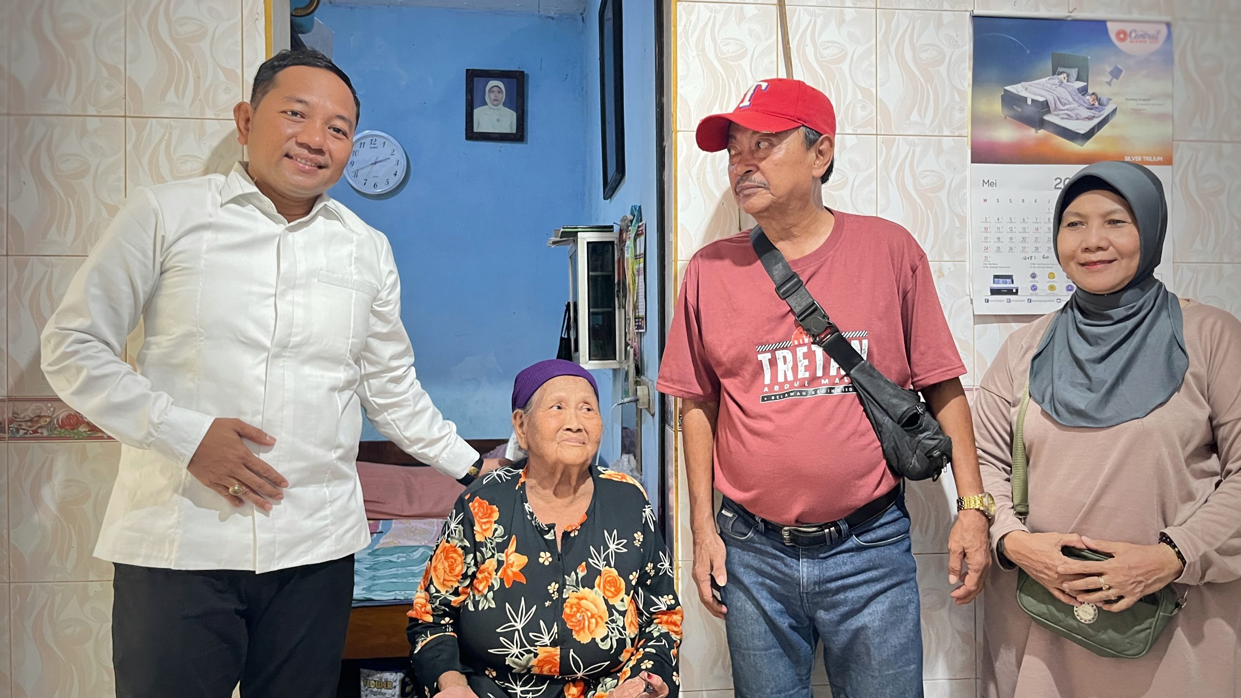 Peringati Bulan Bung Karno, Abdul Malik Sapa Warga Sidomulyo dan Usulkan Bantuan Kursi Roda