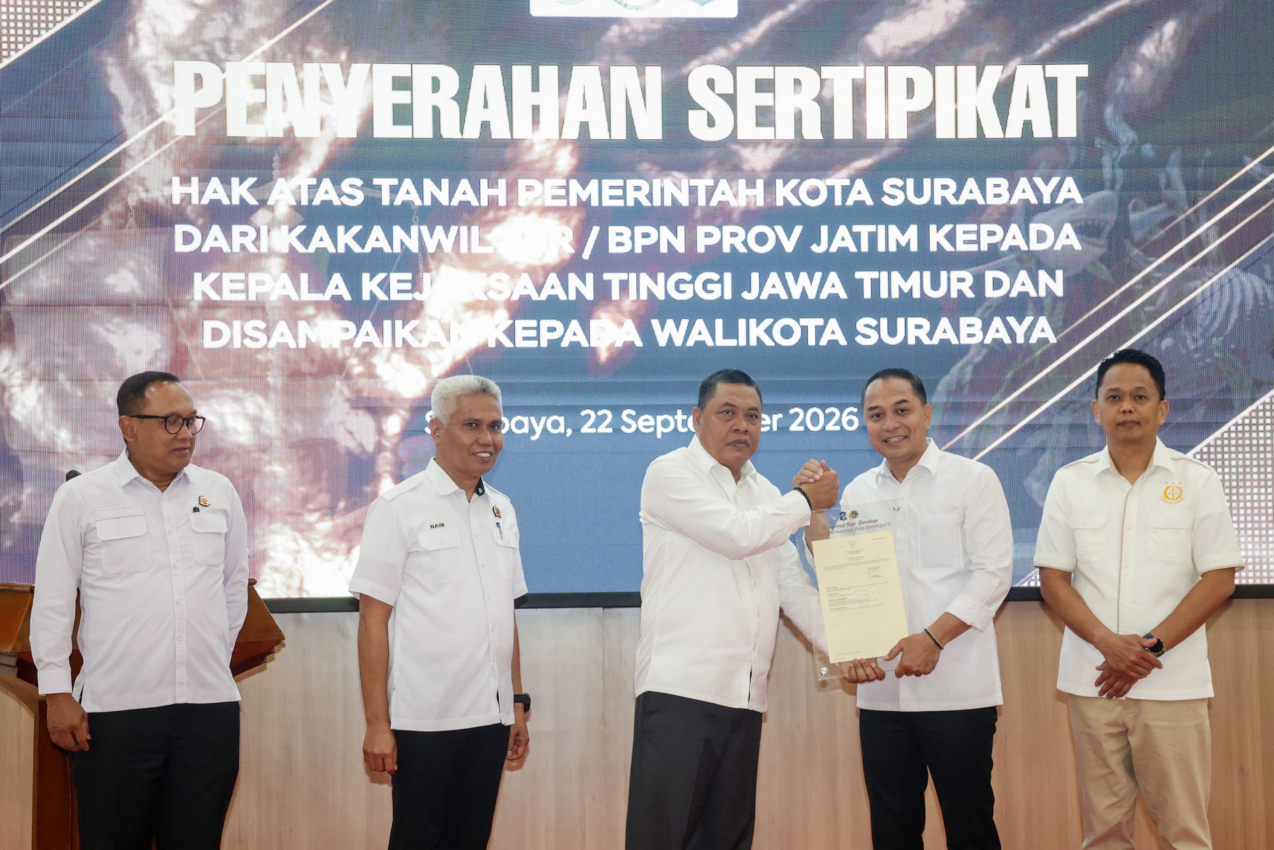 Gandeng Kejati-ATR/BPN Jatim, Pemkot Surabaya Selamatkan Aset Senilai Rp1 Triliun